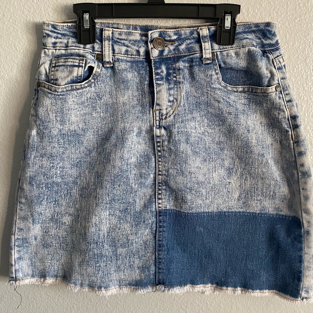DIAMANTE skirt jean